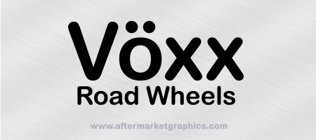 Voxx Wheels Decals - Pair (2 pieces)